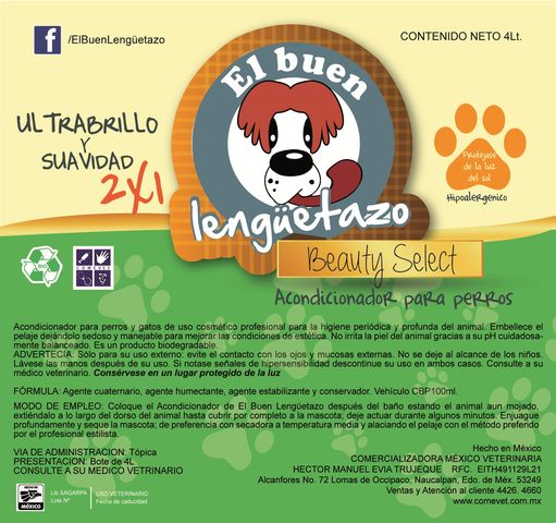 Acondicionador para perros

Línea Beauty Select